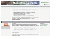 Desktop Screenshot of mountingmanager.schaeffler.com